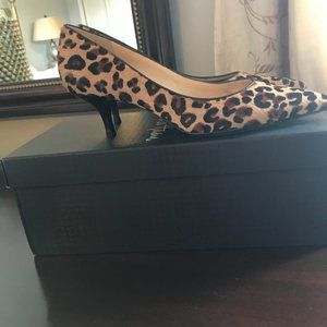 Cole Haan Leopard Kitten Heel pumps